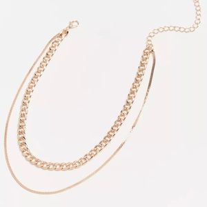 not for sale layer chain necklace